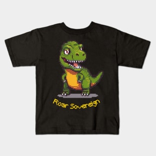 T Rex - Roar Sovereign Kids T-Shirt